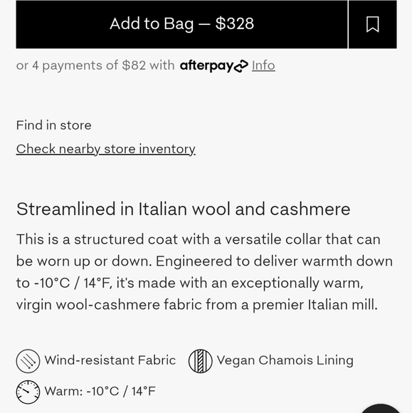 Aritzia Wilfred cocoon coat size M - Picture 3 of 11